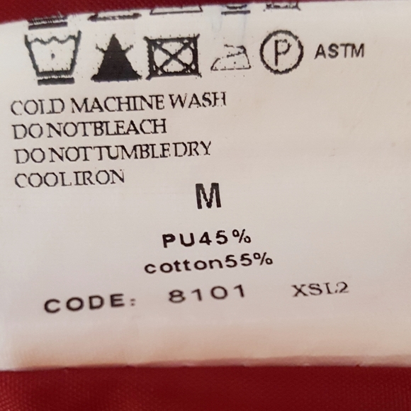 NEW SAMMI❤Red-Black Fur Hooded Faux Leather Bomber Short Winter Jacket - Picture 11 of 14